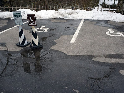 Disabled parking (The Kita Demaru car park)